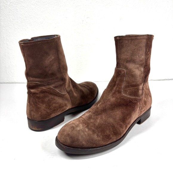 To Boot New York Adam Derrick Brown Suede Muller Boots Mens 13 Zip Italy $495